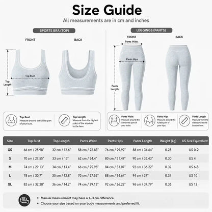 Trend Contrast Stripe Trim Sport Two Piece Set, Breathable Buttery Soft Seamless Yoga Bra & Hip Shaping Leggings Activewear Suit