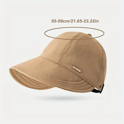 1/2/4 Pack Women'S Wide Brim Sun Visor Hat - UPF 50+ Open Top Cap for Ponytails, Golf, and Beach