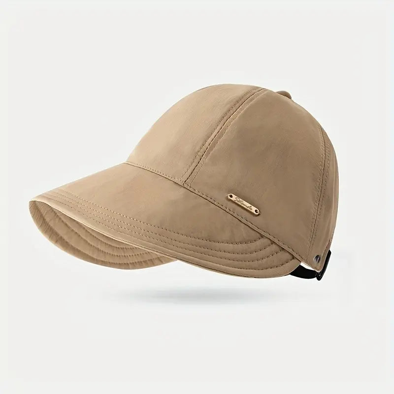 1/2/4 Pack Women'S Wide Brim Sun Visor Hat - UPF 50+ Open Top Cap for Ponytails, Golf, and Beach
